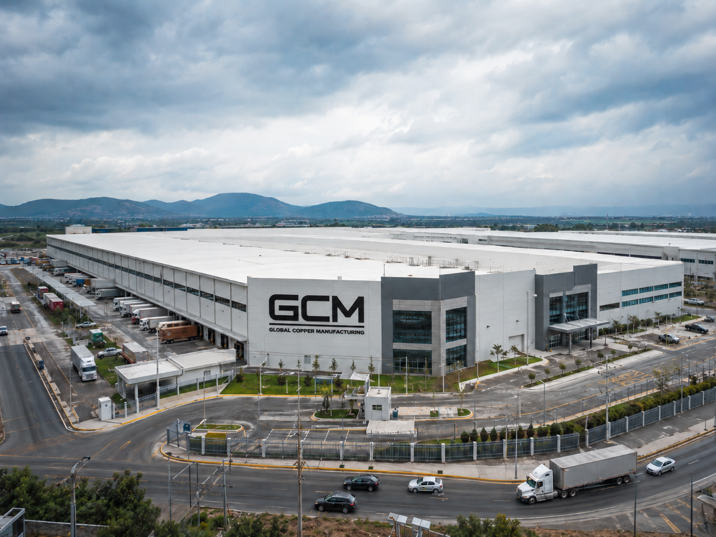 GCM Production Facility aerial view, Baja California Mexico